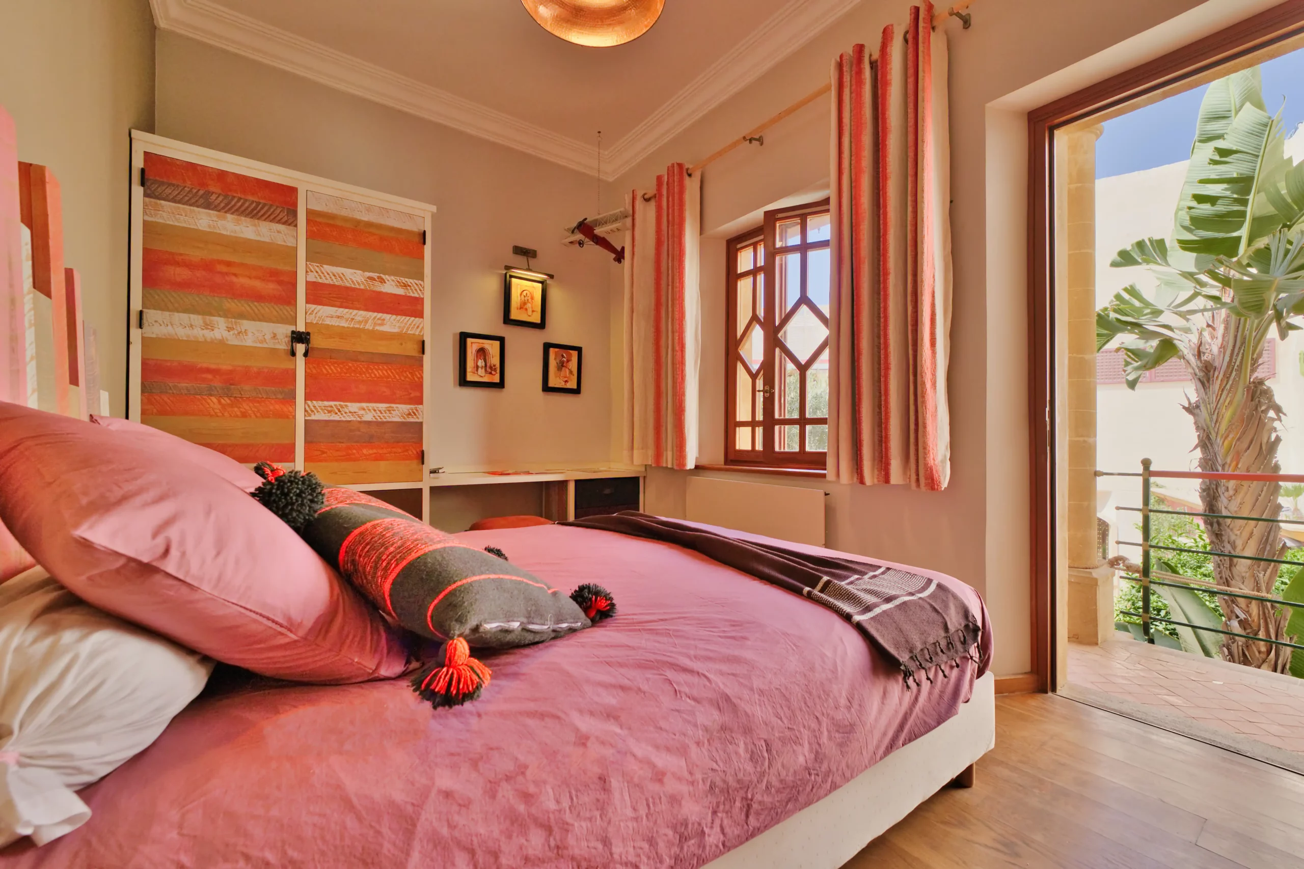 Séjour Riad Essaouira Maroc chambre voyage lit (1)