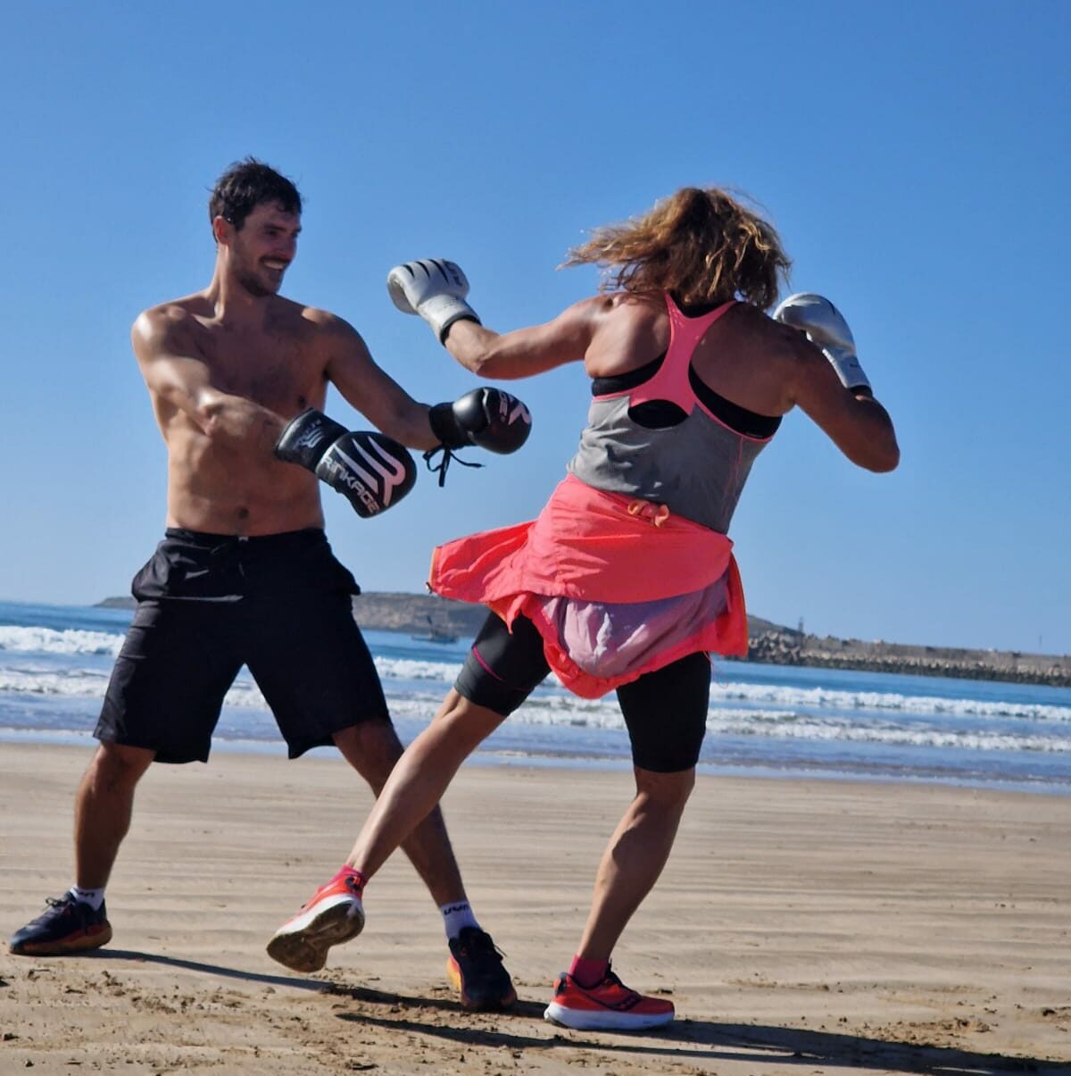 boxe plage essaouira Linda