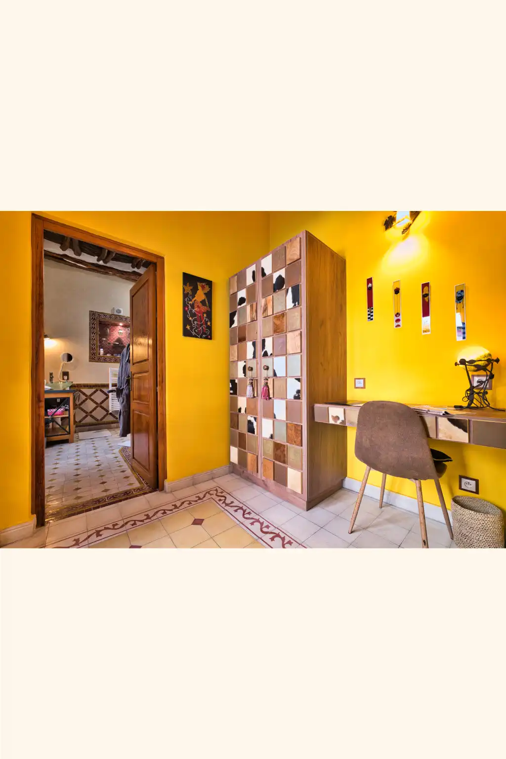 chambre berbère rdc riad à essaouira au Maroc-2