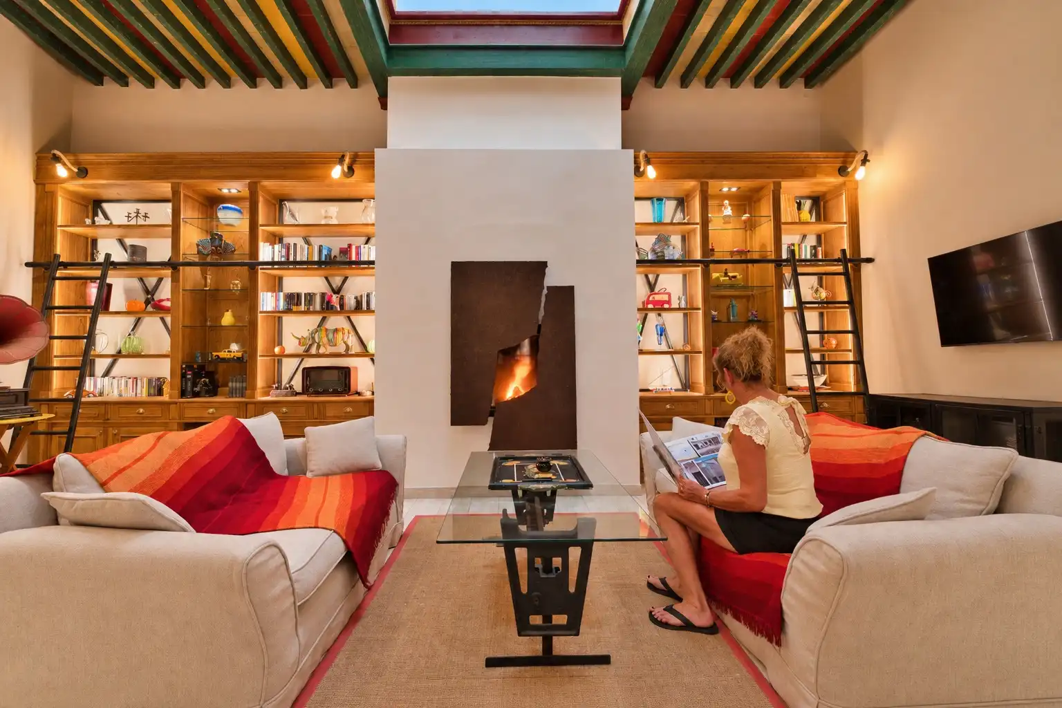 espace détente livres à Essaouira